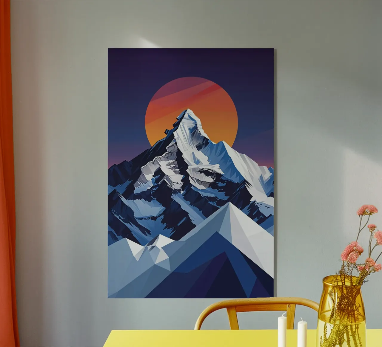 Crystal Peaks Under Aurora Glow plexiglass da AlbertKlee