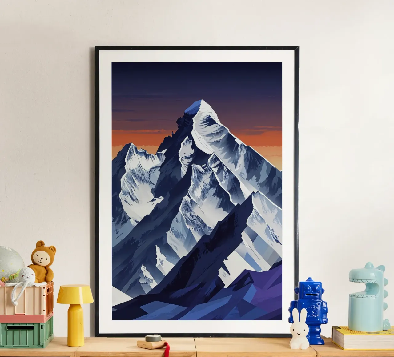 Aurora and Glass Peaks hahnemühle by AlbertKlee