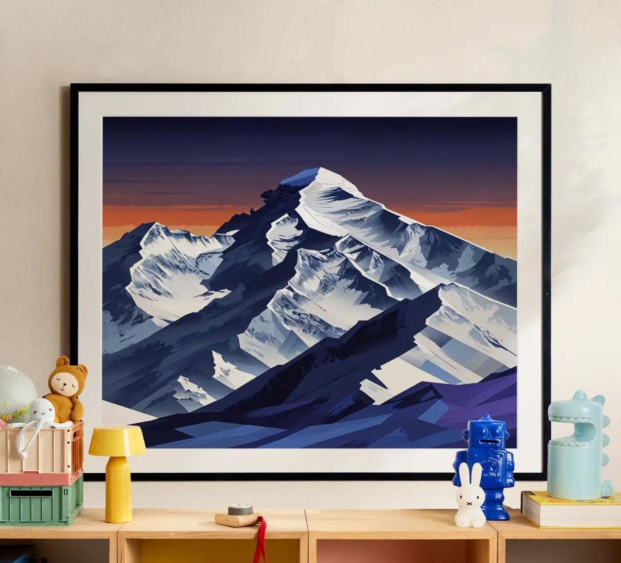 Aurora and Glass Peaks hahnemühle by AlbertKlee