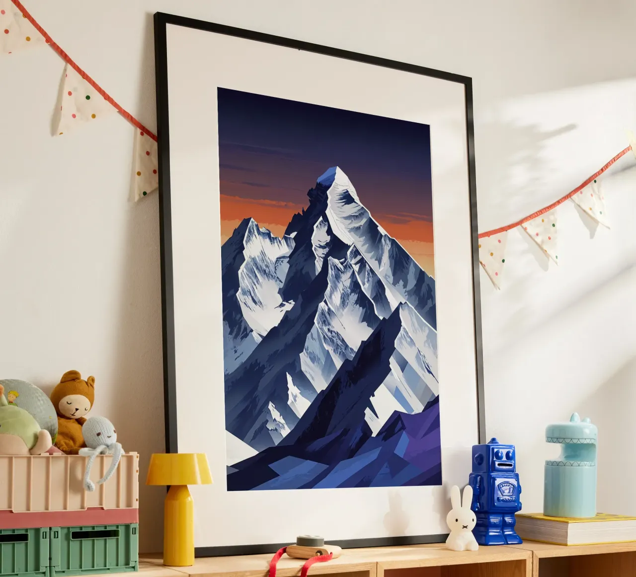 Aurora and Glass Peaks hahnemühle by AlbertKlee