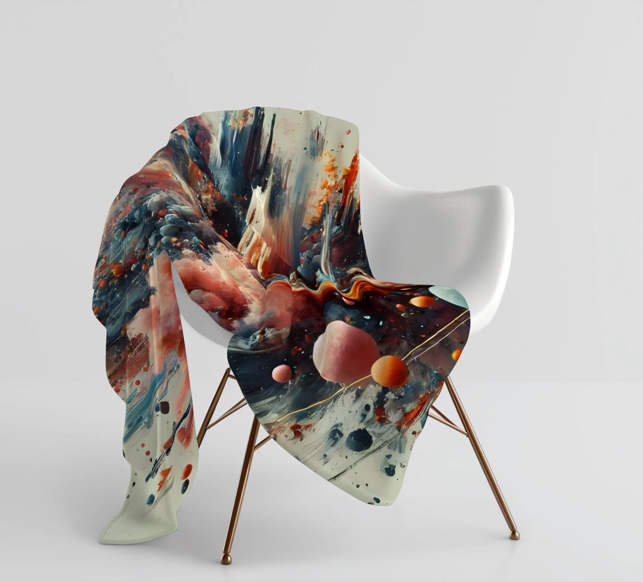 action splash abstract coperta in pile da abstrakt