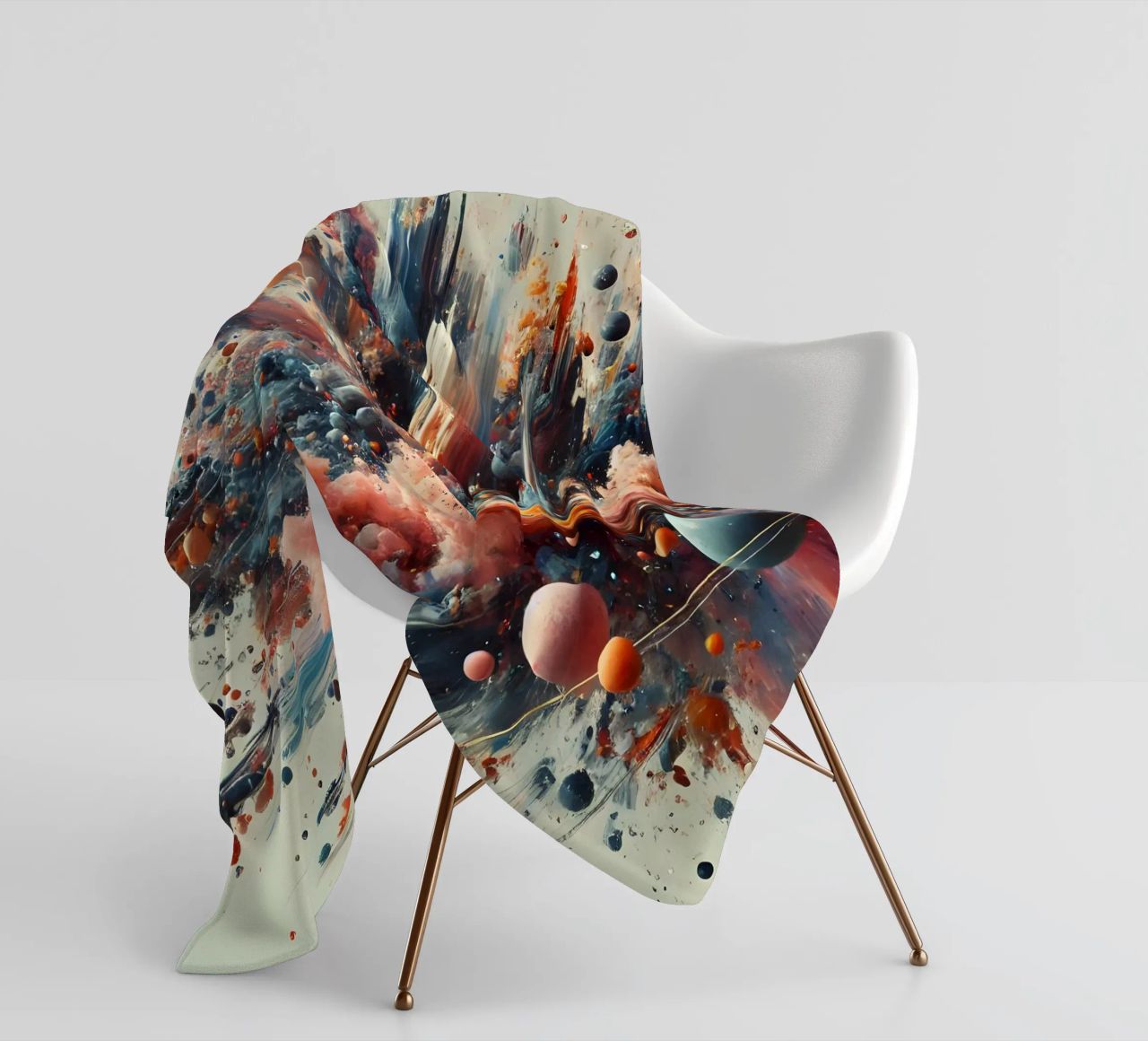 action splash abstract coperta in pile da abstrakt
