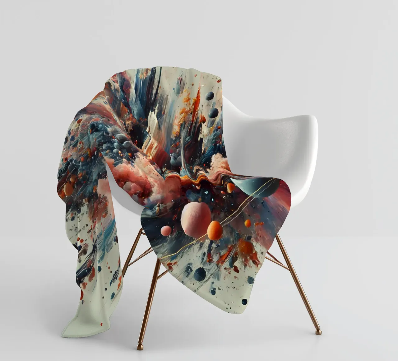 action splash abstract coperta in pile da abstrakt