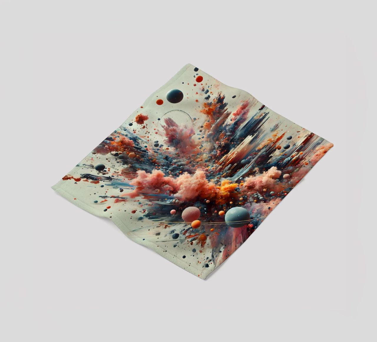 action splash abstract coperta in pile da abstrakt