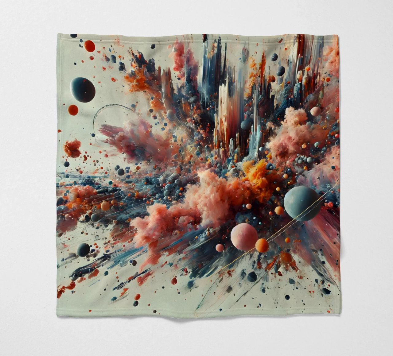 action splash abstract coperta in pile da abstrakt