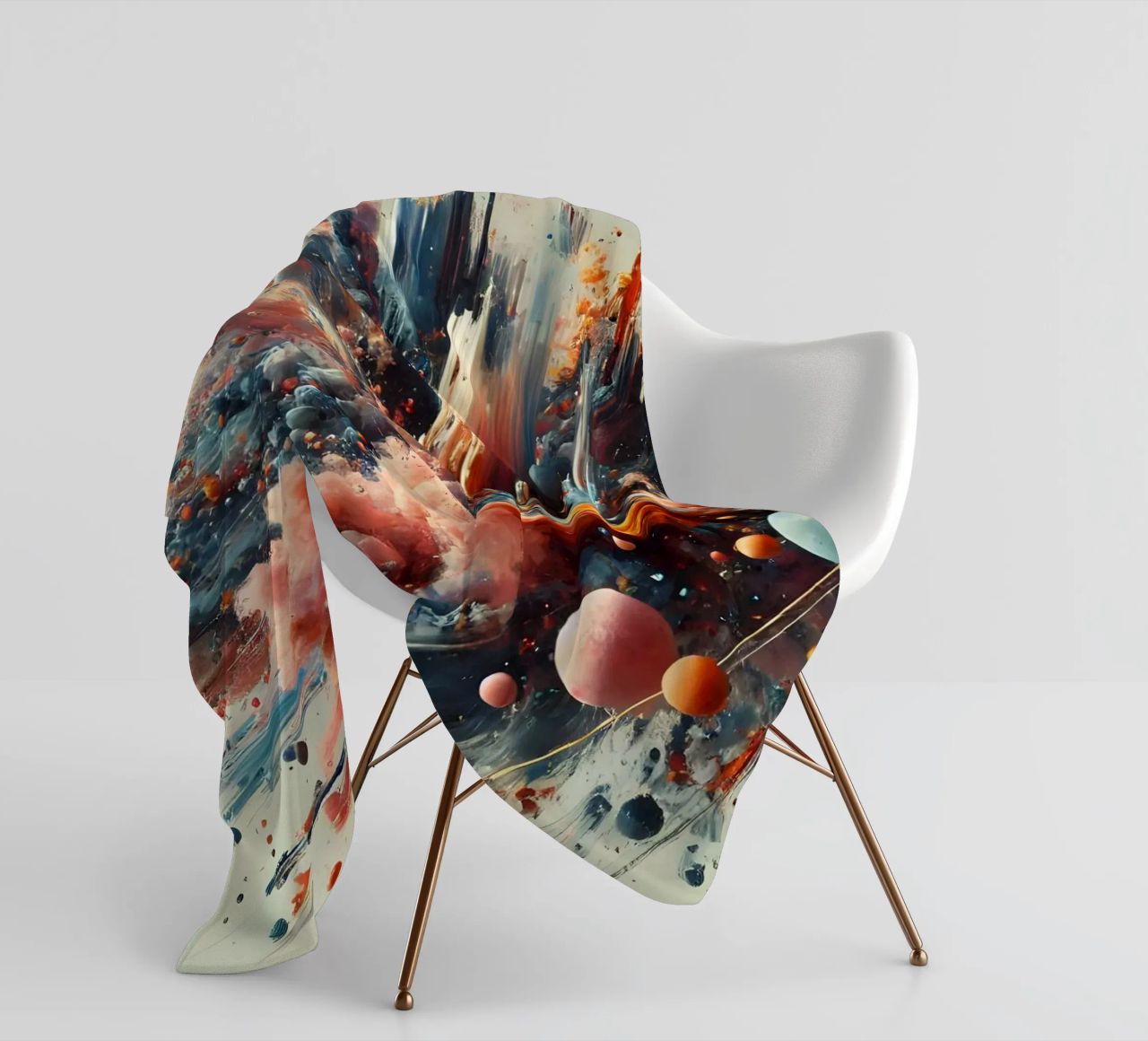 action splash abstract coperta in pile da abstrakt