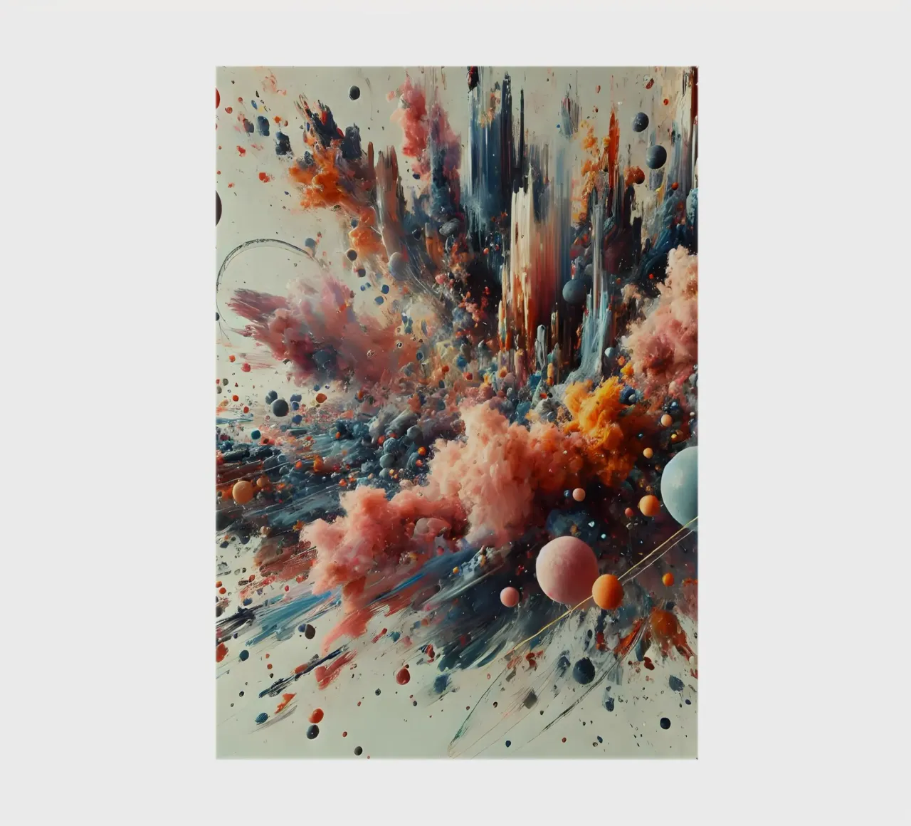 action splash abstract notebook by abstrakt