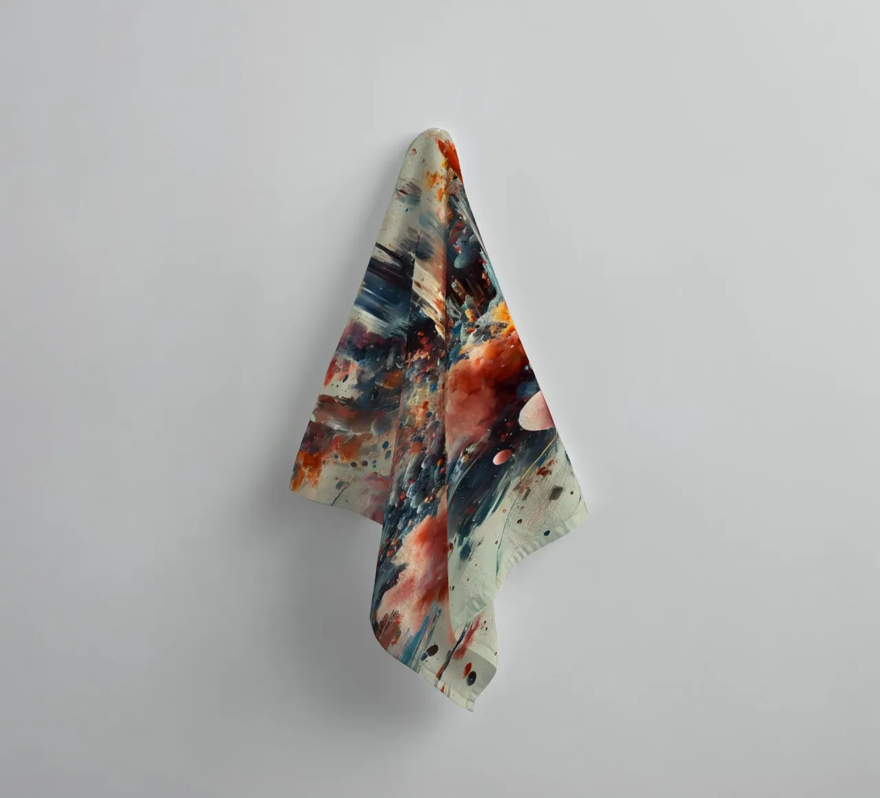 action splash abstract badhanddoek van abstrakt