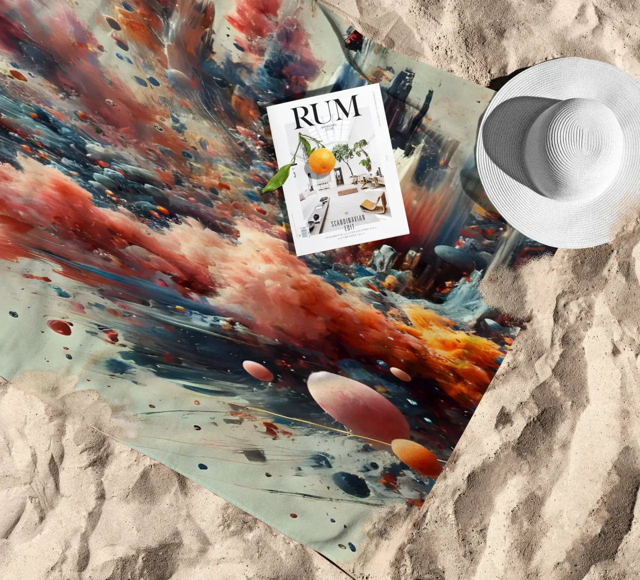 action splash abstract telo mare da abstrakt