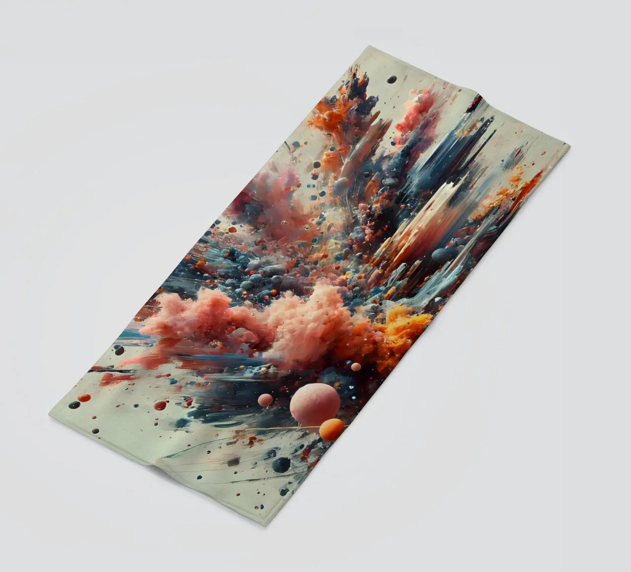 action splash abstract Strandtuch von abstrakt