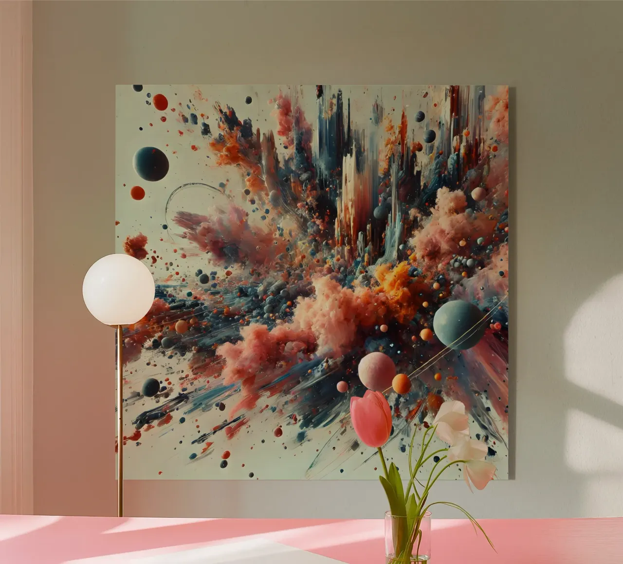 action splash abstract metacrilato de abstrakt