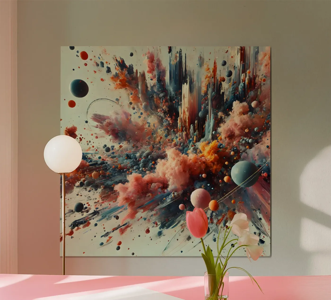 action splash abstract poster by abstrakt