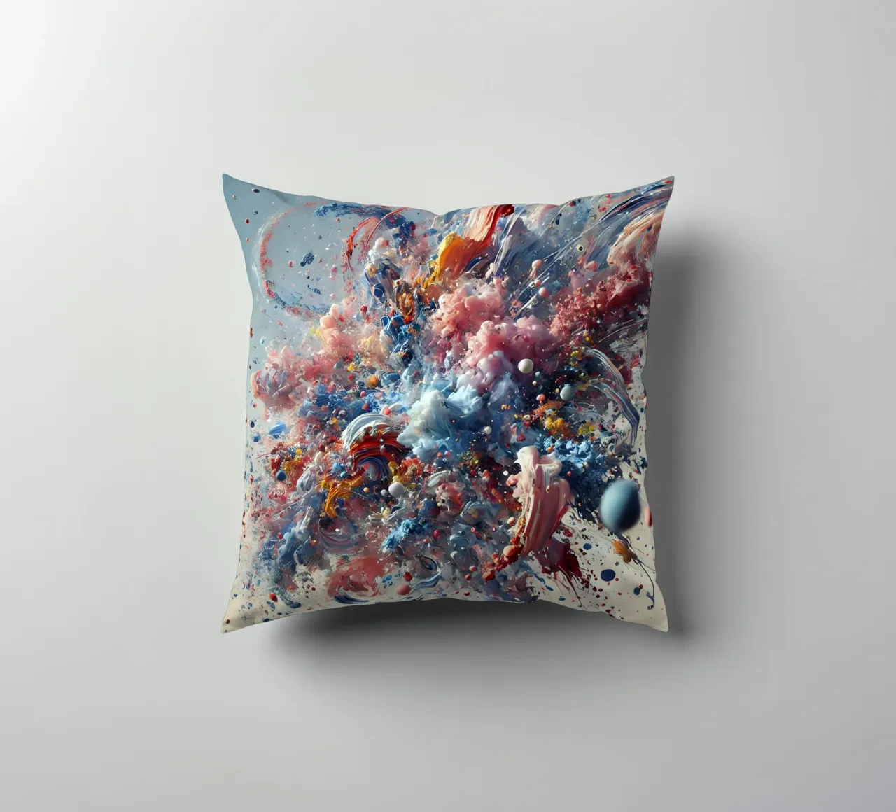 action splash abstract cuscino da abstrakt