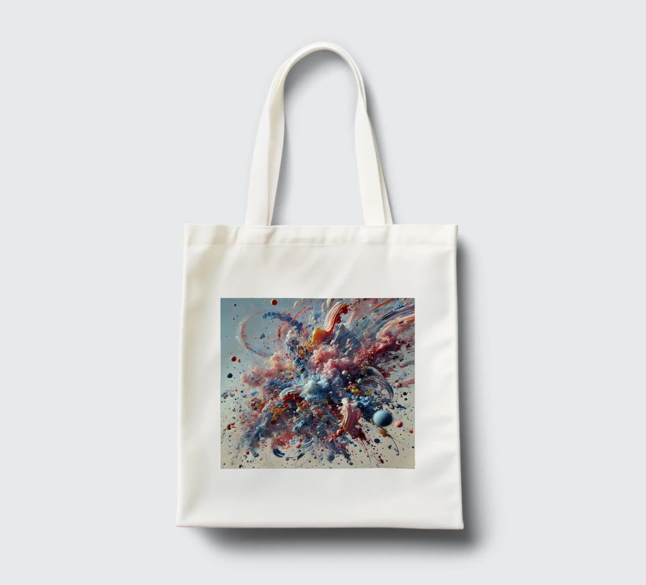 action splash abstract borsa in juta da abstrakt