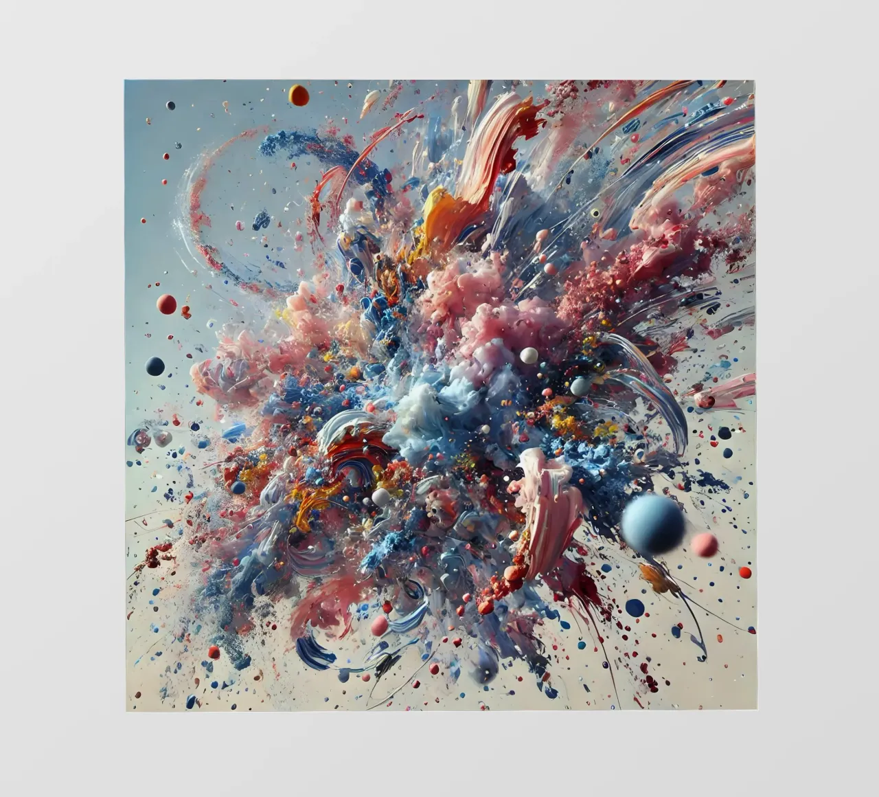 action splash abstract Backlit Folie von abstrakt