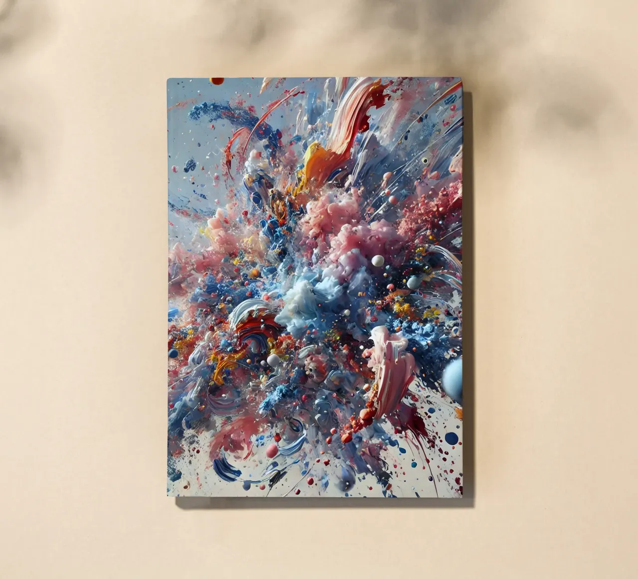 action splash abstract Notizbuch von abstrakt