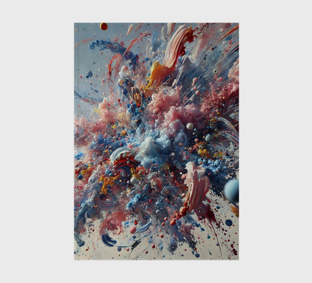 action splash abstract notebook by abstrakt