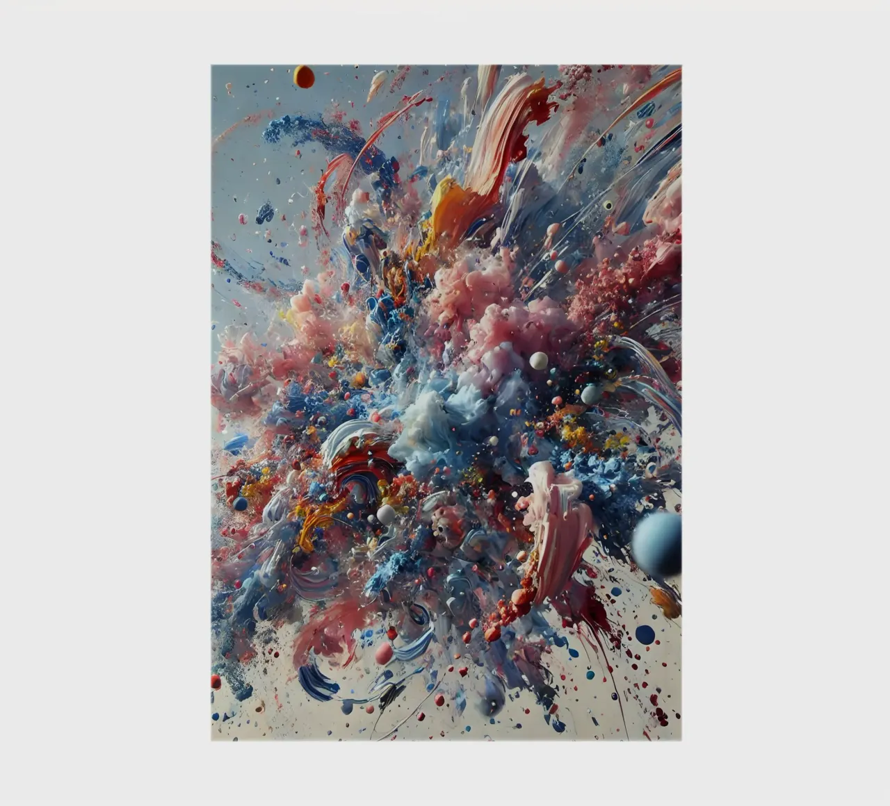 action splash abstract Notizbuch von abstrakt