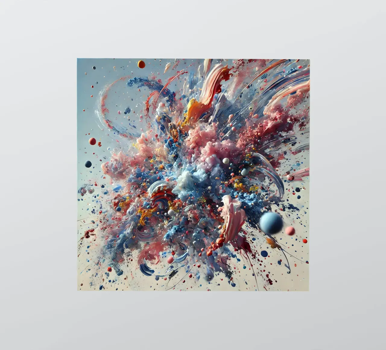 action splash abstract adesivo da abstrakt