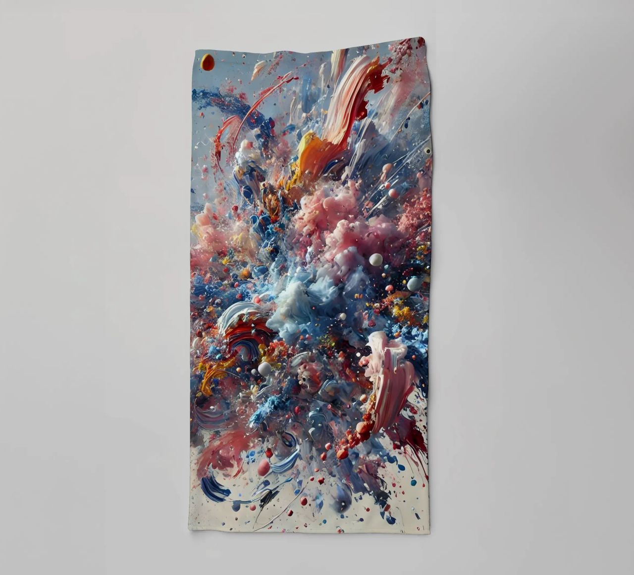 action splash abstract asciugamano da bagno da abstrakt