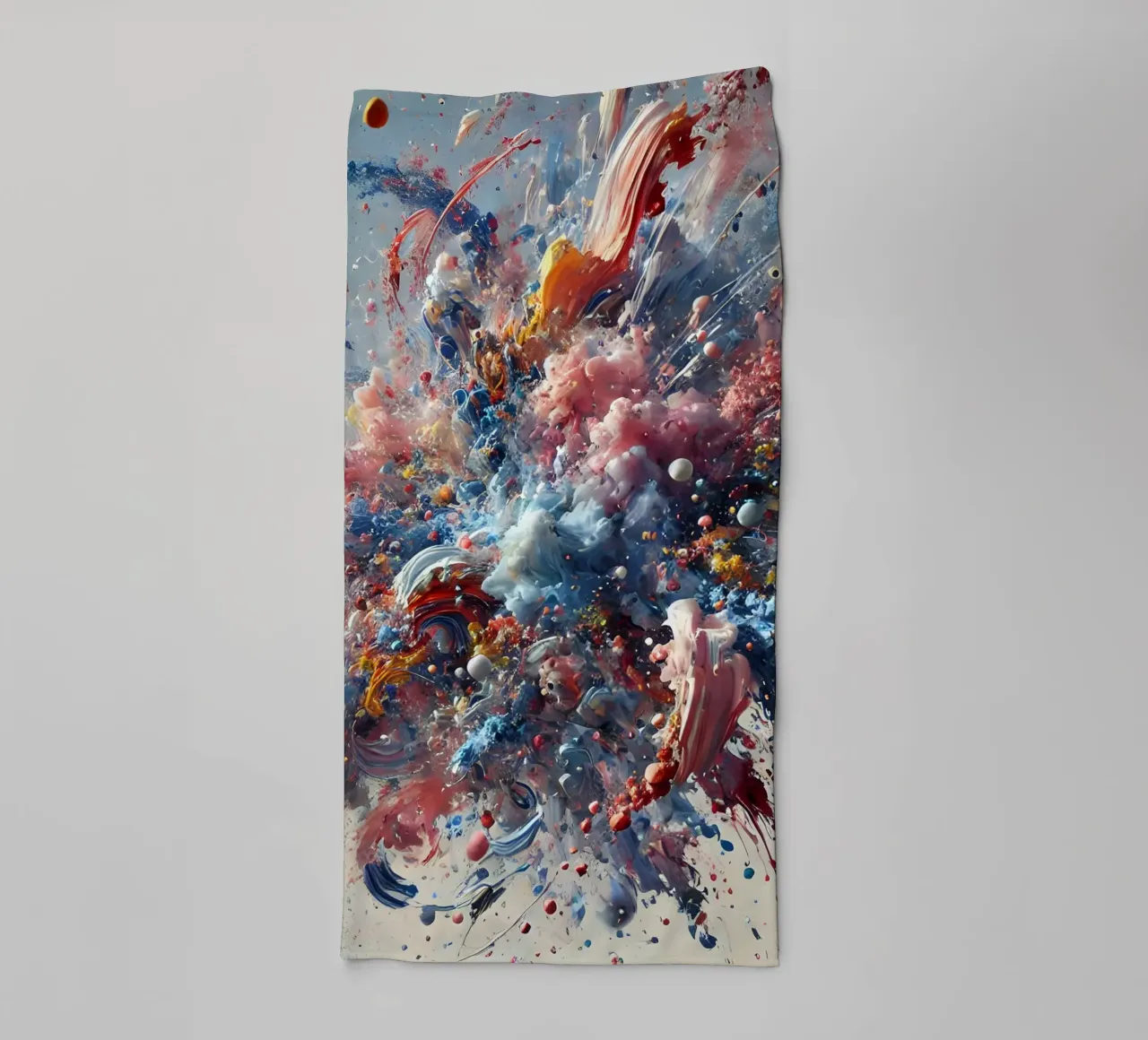action splash abstract towel by abstrakt