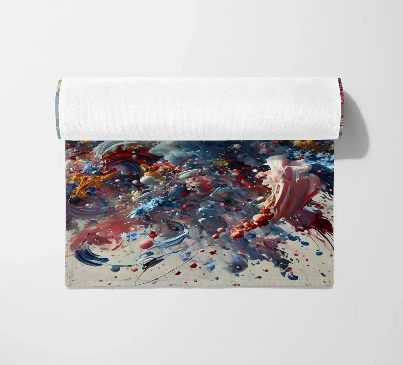 action splash abstract Strandtuch von abstrakt