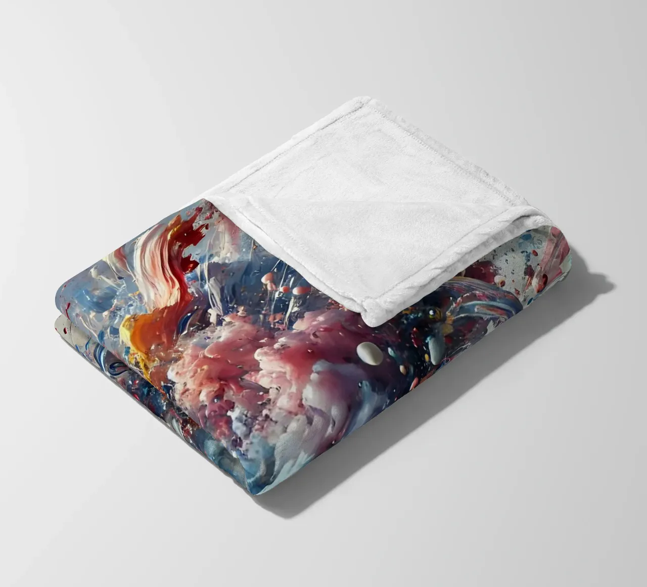 action splash abstract coperta in pile da abstrakt