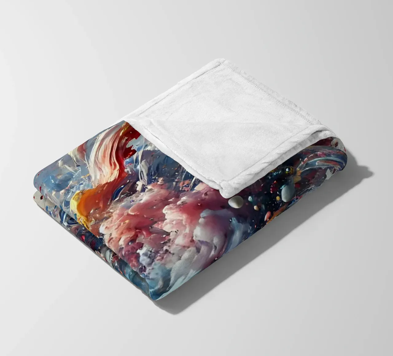action splash abstract coperta in pile da abstrakt