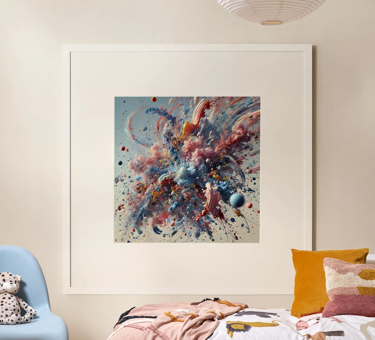 action splash abstract poster da abstrakt