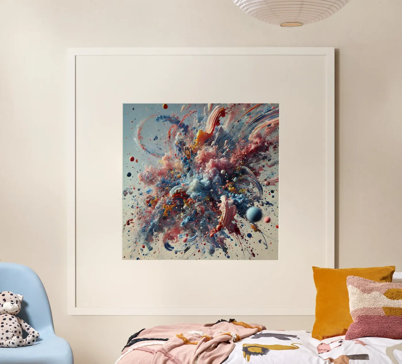 action splash abstract poster da abstrakt