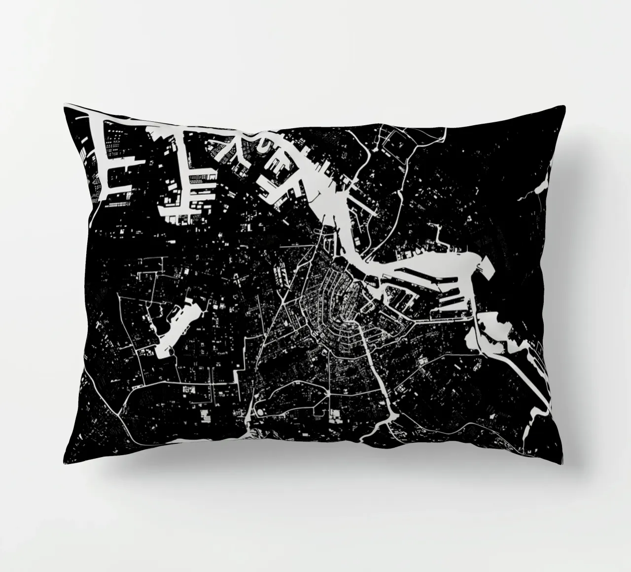 Amsterdam Black cuscino da Urban Maps