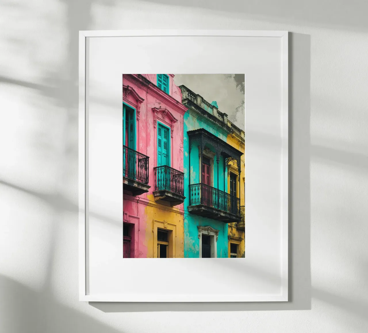 Pastel Streets of Havana poster by AlbertKlee