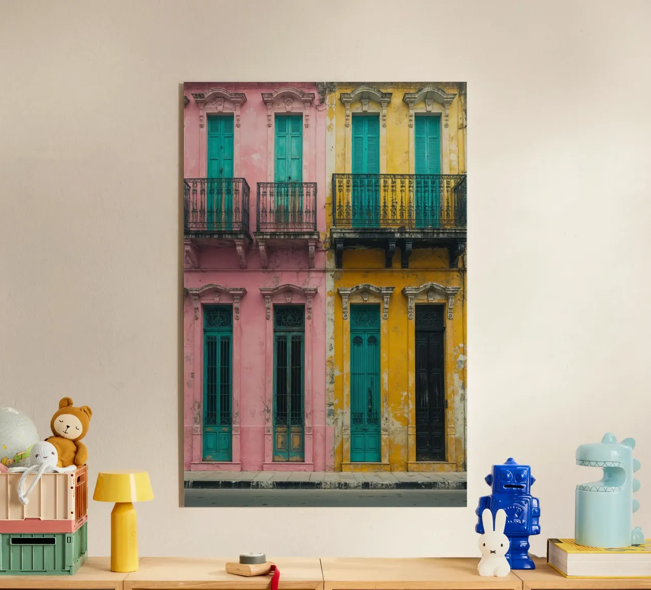 Havana’s Timeless Streets acrylic glass by AlbertKlee