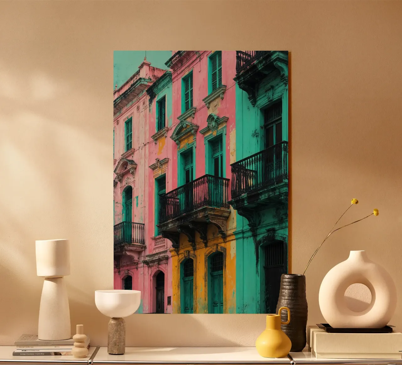 A Vibrant Tapestry of Havana plexiglass da AlbertKlee