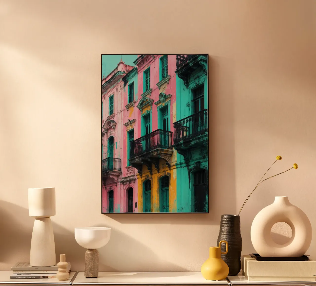 A Vibrant Tapestry of Havana alu-dibond by AlbertKlee