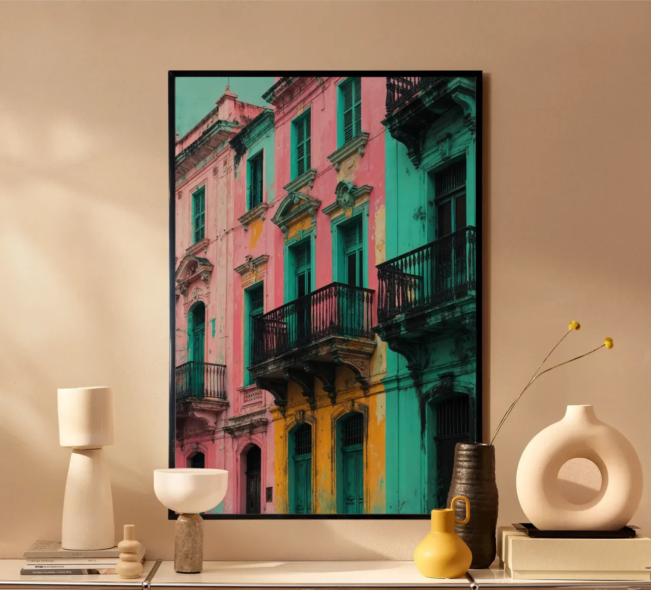 A Vibrant Tapestry of Havana carta hahnemühle da AlbertKlee
