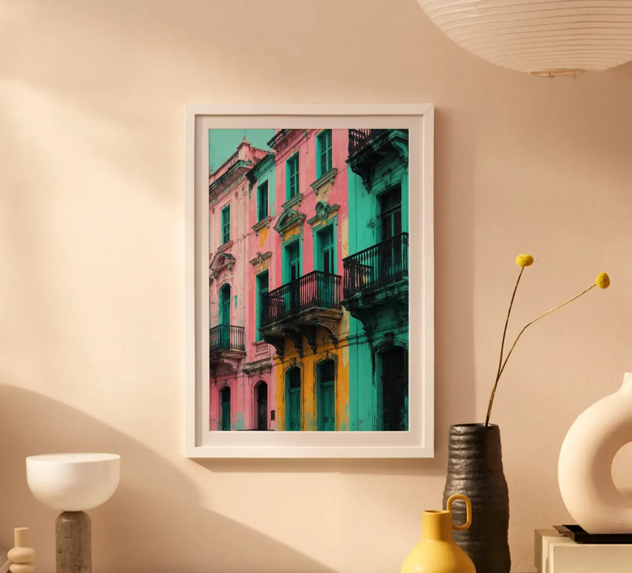 A Vibrant Tapestry of Havana carta hahnemühle da AlbertKlee