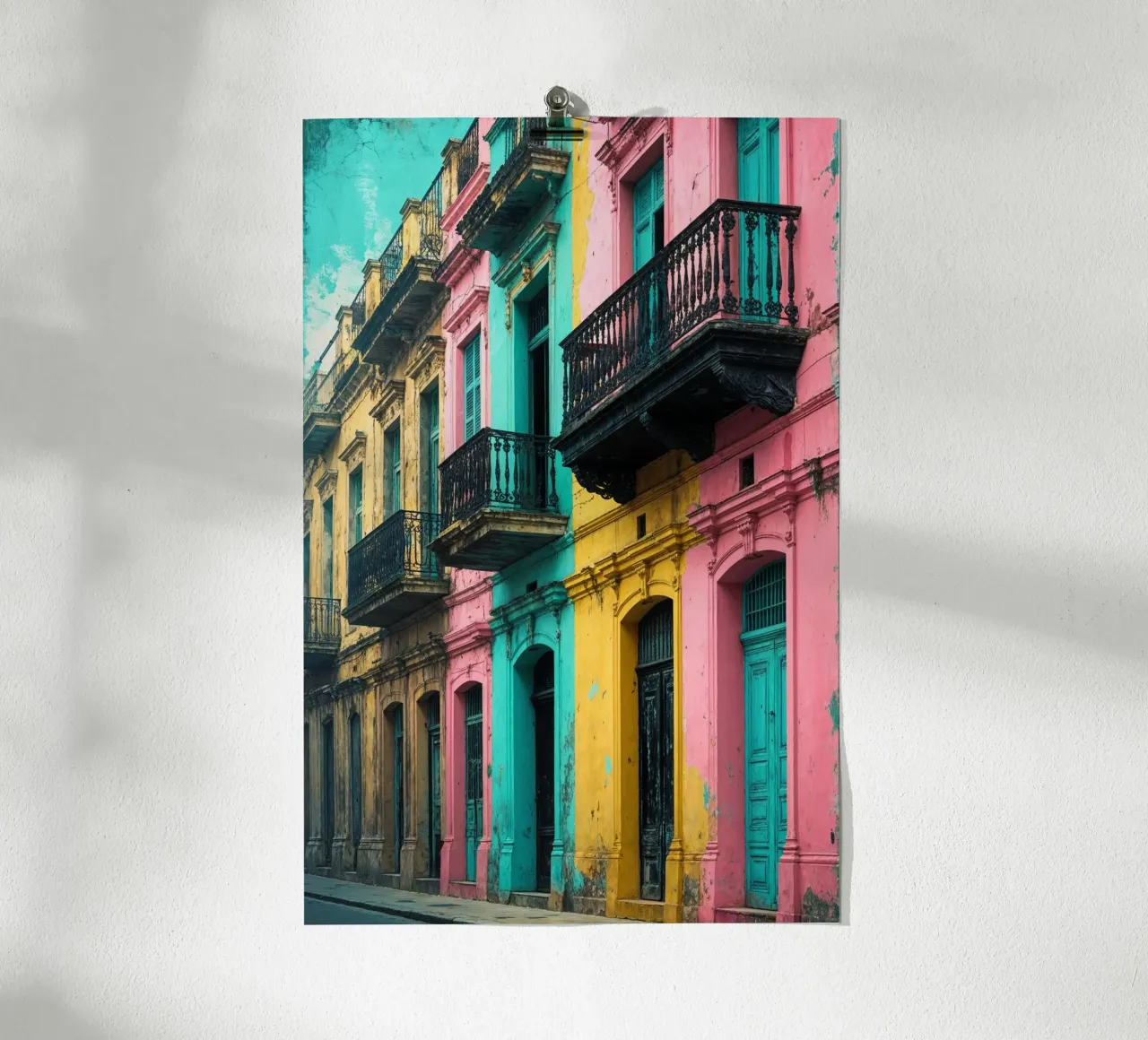 Charming Streets of Havana poster by AlbertKlee