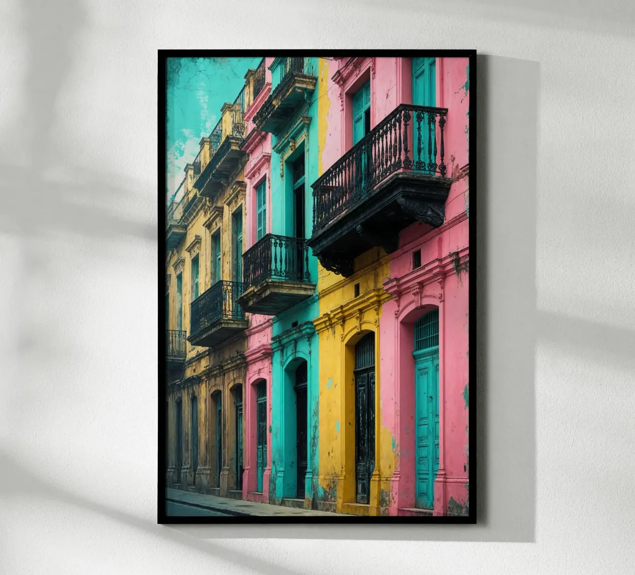 Charming Streets of Havana poster by AlbertKlee
