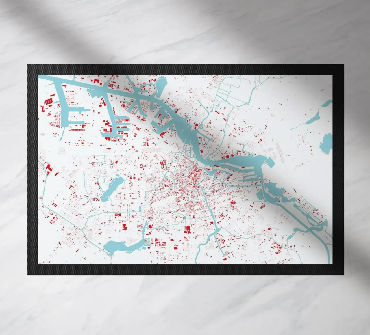 Amsterdam Red zerbino da Urban Maps