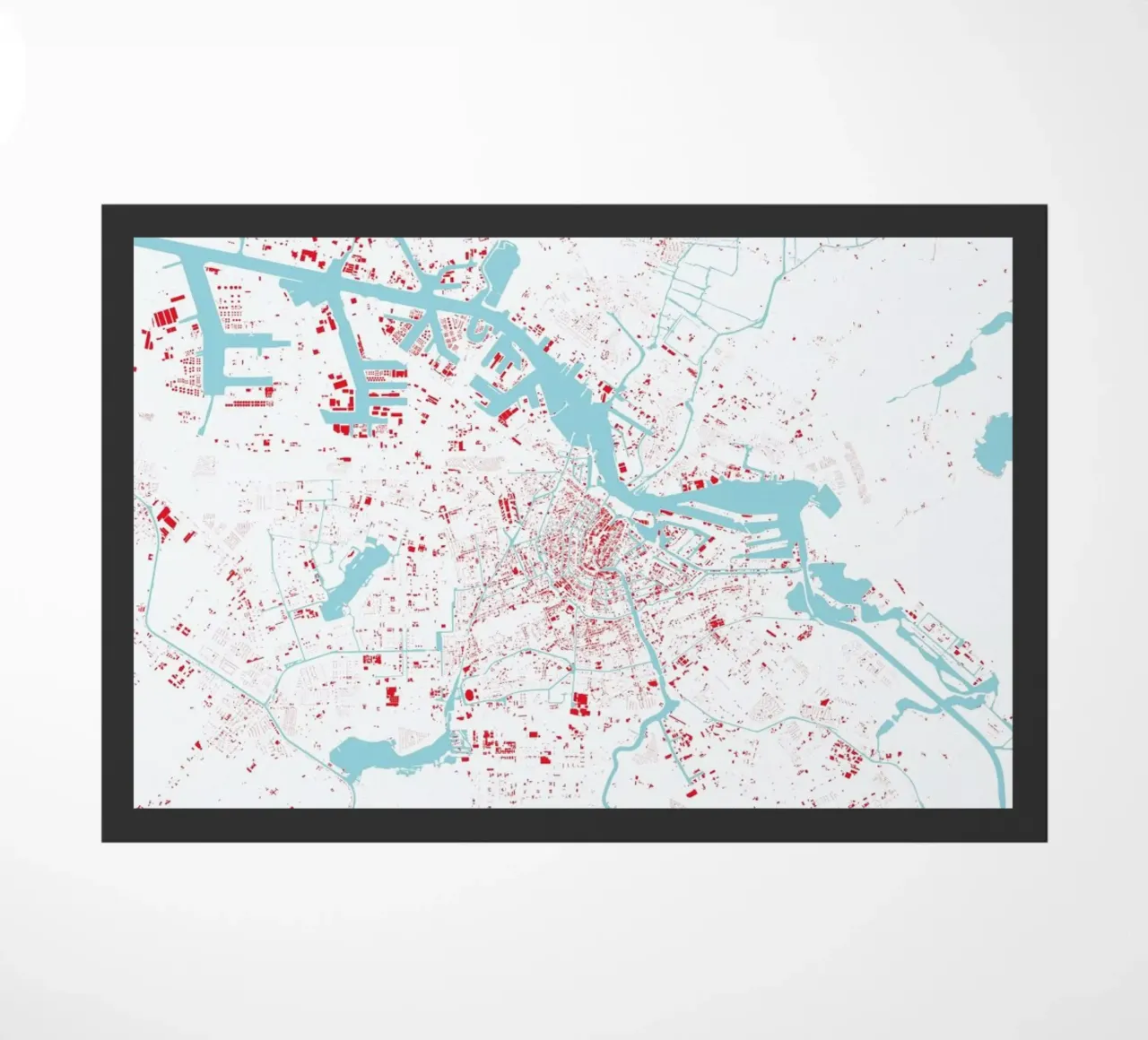 Amsterdam Red zerbino da Urban Maps