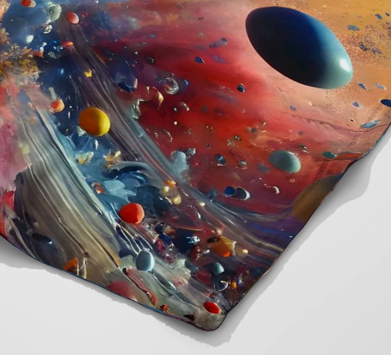 action splash abstract coperta in pile da abstrakt