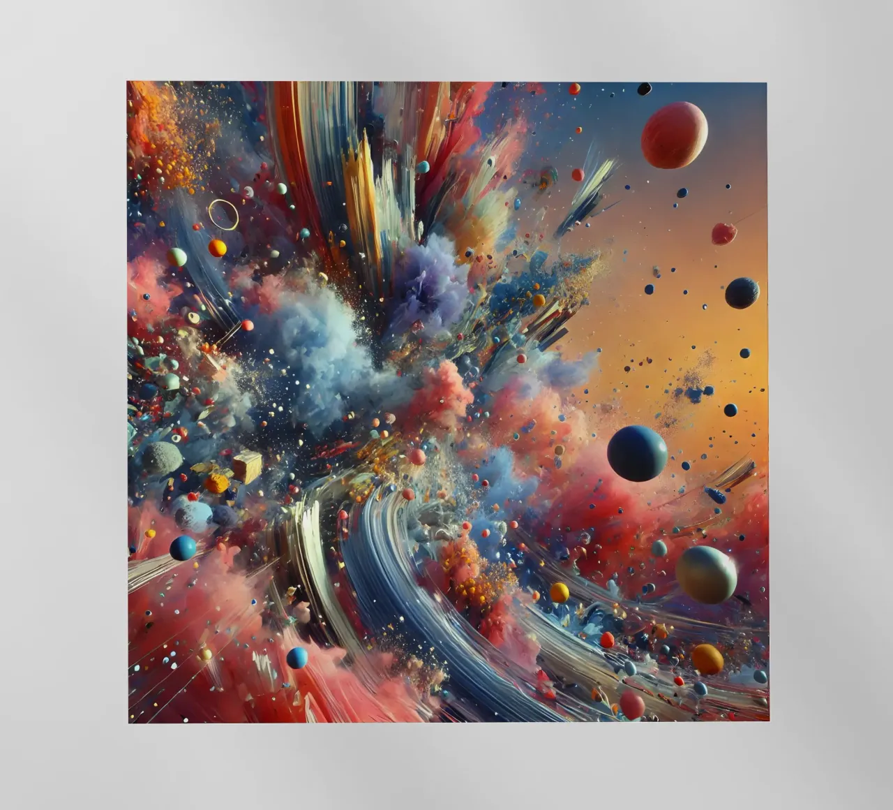 action splash abstract pellicola backlit da abstrakt