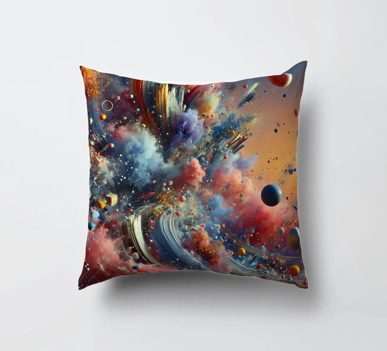 action splash abstract cuscino da abstrakt