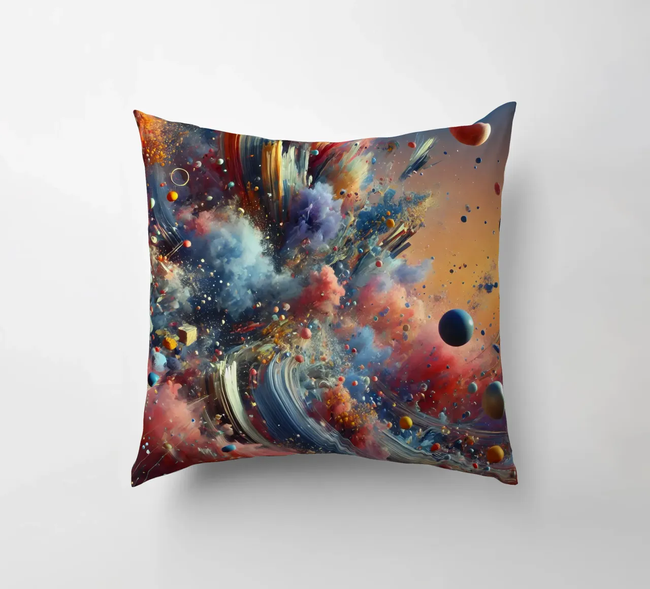 action splash abstract cuscino da abstrakt