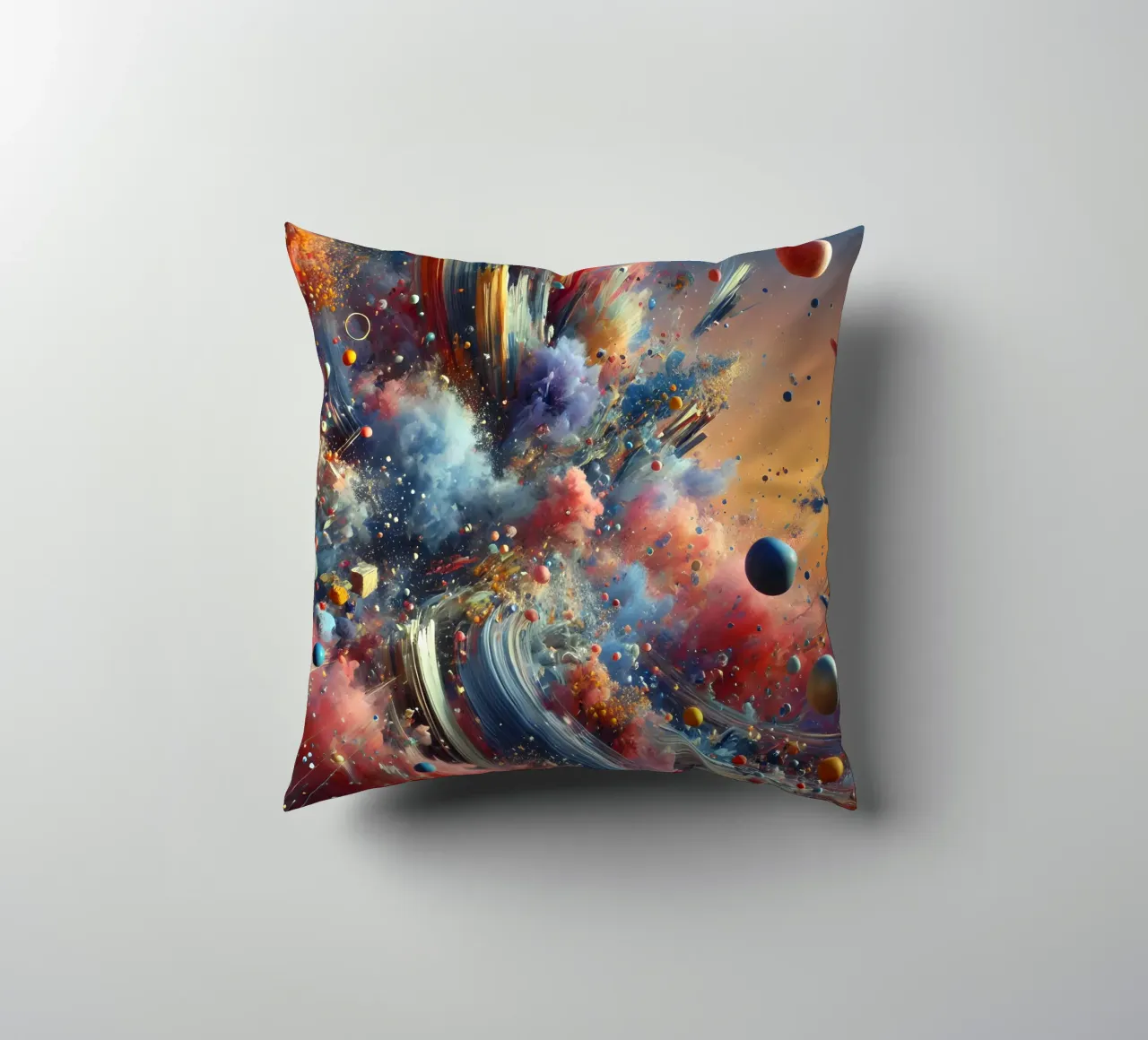 action splash abstract cuscino da abstrakt