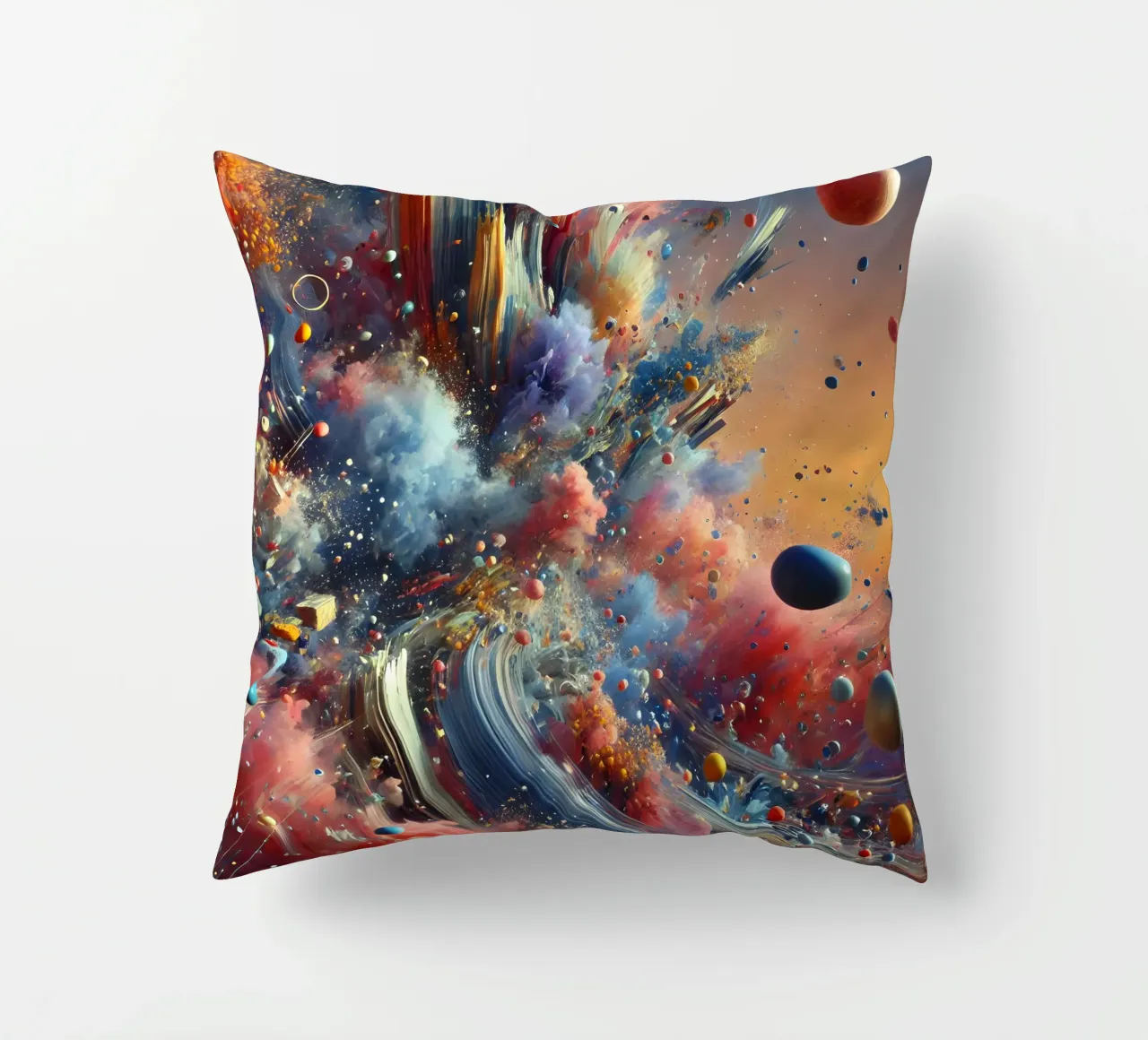 action splash abstract kussen van abstrakt