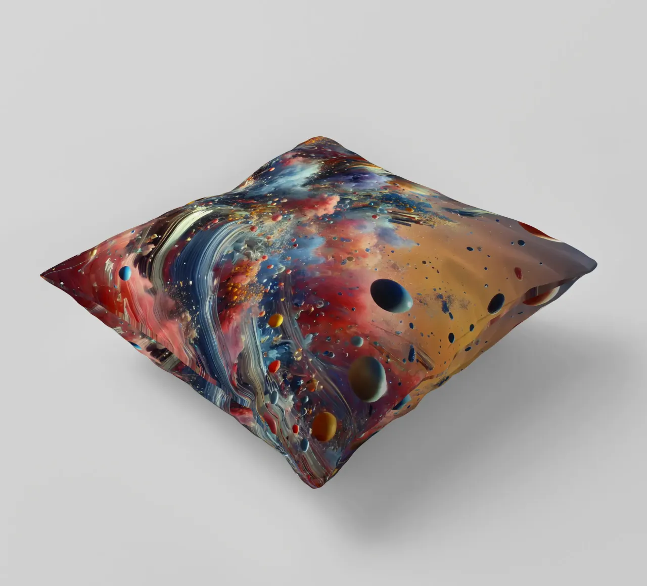 action splash abstract cuscino da abstrakt