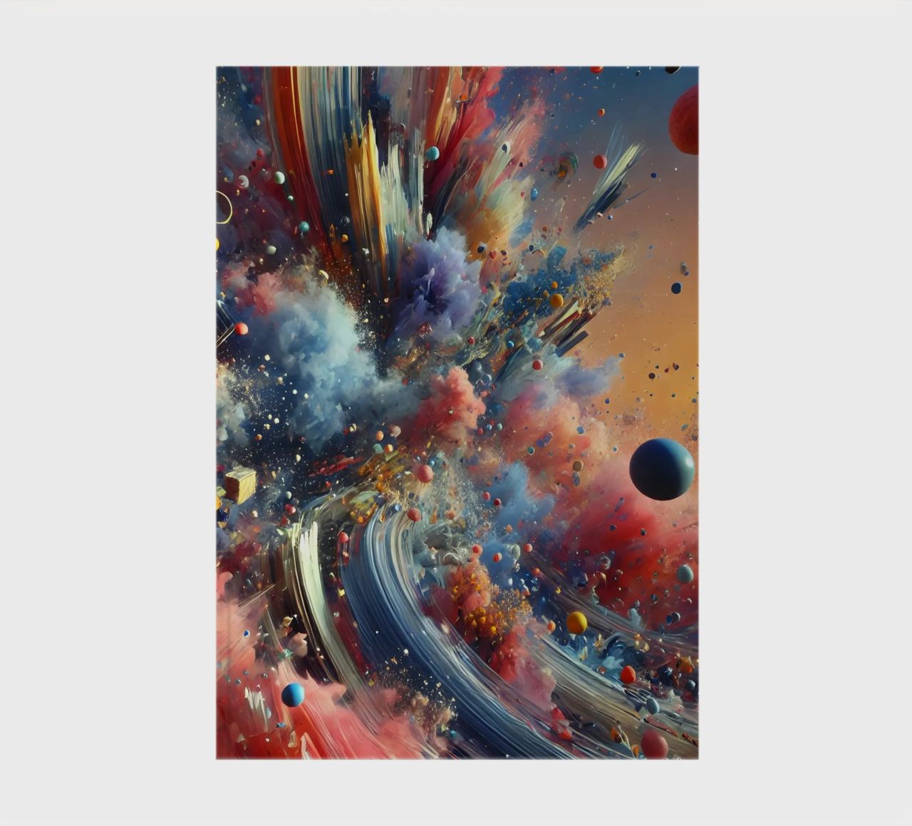 action splash abstract notebook by abstrakt