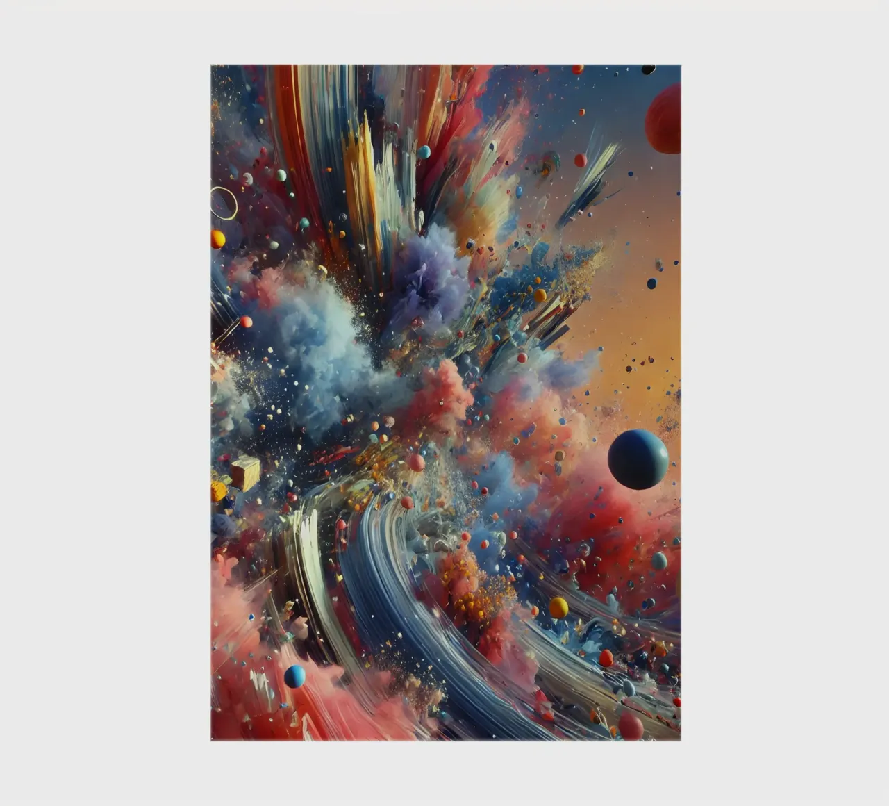 action splash abstract notebook by abstrakt
